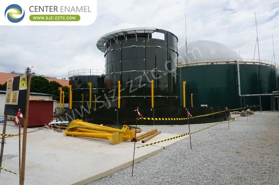 Trasformare i rifiuti domestici di Singapore in biogas con serbatoi GFS premium