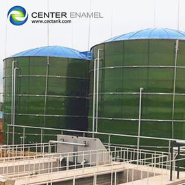 Serbatoi di acqua verde industriali, serbatoi di digestione anaerobica utilizzati per generare elettricità