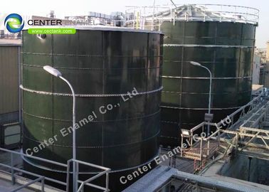 Serbatoi di stoccaggio di liquidi industriali di vetro fuso in acciaio per petrolio greggio