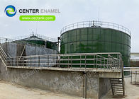 Serbatoio di biogas in acciaio rivestito di vetro con tetto a doppia membrana