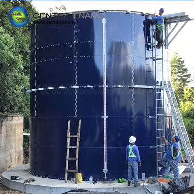 60Serbatoi in acciaio rivestito di vetro (GLS) da 1000 galloni: infrastrutture di precisione per lo stoccaggio dell'acqua commerciale e industriale