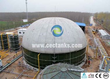 Serbatoio di stoccaggio del biogas a doppia membrana in PVC installato velocemente ISO 9001:2008