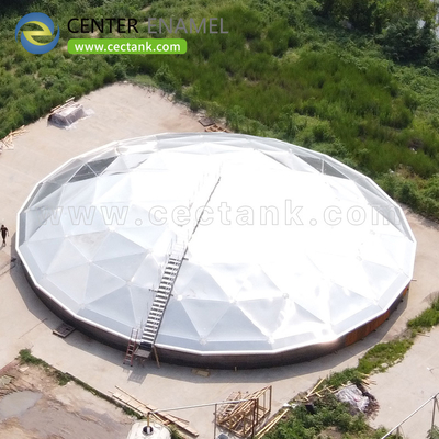 progetto di tetto a cupola geodetica in alluminio