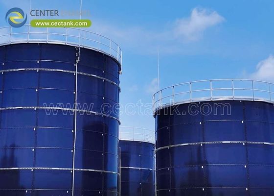 Corto periodo di costruzione Serbatoio in acciaio a bullone come serbatoi di digestione agricola