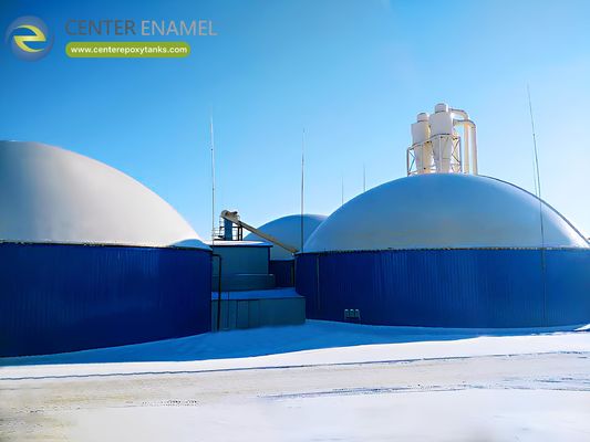 Tetti a doppia membrana convenienti per progetti di digestori anaerobici sostenibili