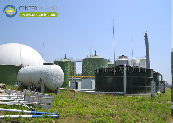 Serbatoio di biodigestione a tetto a membrana con processo di rivestimento con smalto di porcellana: una soluzione avanzata per la produzione di biogas
