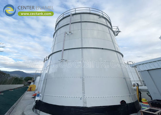 Serbatoi di vetro fuso in acciaio resistenti alla corrosione e a bassa manutenzione per soluzioni di stoccaggio ottimali