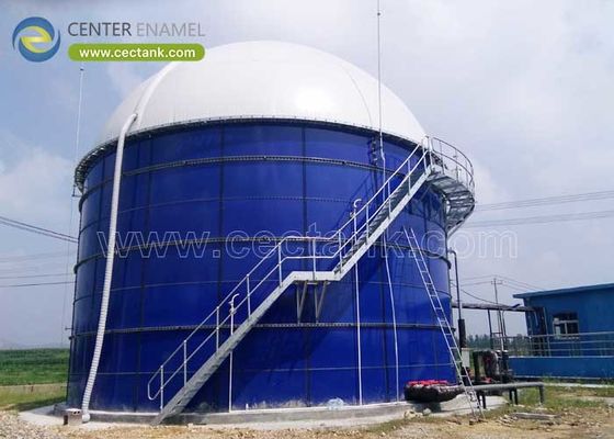 Serbatoi di biogas da 20m3 a 60.000m3: una soluzione sostenibile per lo stoccaggio del biogas mediante smalto centrale