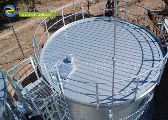 Serbatoi galvanizzati per lo stoccaggio dell'acqua degli stagni nelle moderne strutture di acquacoltura