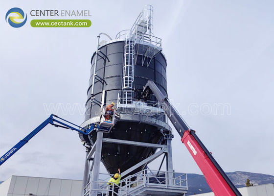 Serbatoio di vetro fuso in acciaio da 100 000 litri personalizzato dal centro dello smalto La tua soluzione di silos definitiva