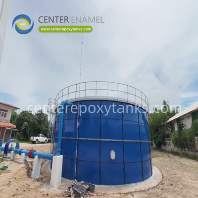 Grandi serbatoi d'acqua agricoli con rivestimento epossidico offrono ampio stoccaggio idrico per grandi aziende agricole