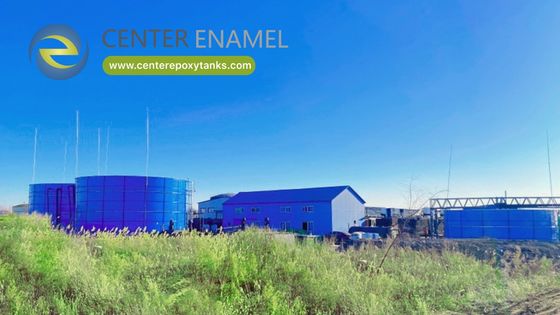 Serbatoi Bullonati in Acciaio Rivestito in Epoxy per Percolato di Discarica: Contenimento Specializzato per Liquami Corrosivi