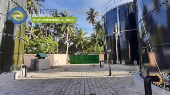 Serbatoi Bullonati in Acciaio Rivestito in Epoxy per lo Stoccaggio del Percolato: Contenimento Sicuro dei Liquidi di Discarica