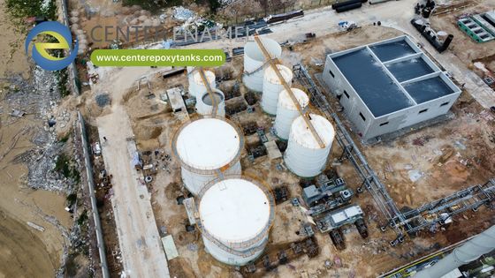 Serbatoi a bulloni in acciaio rivestito di epossidi per digestori agricoli: supporta il trattamento dei rifiuti organici in azienda