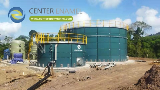 Serbatoi a bullone in acciaio rivestito di epossidi per digestori di biogas di letame di mucca: elaborazione efficiente di letame di mucca per ottenere energia