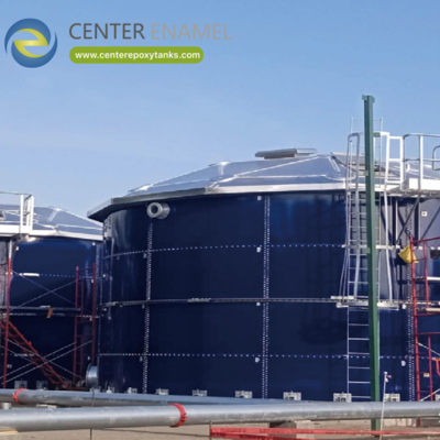 Copertura a cupola in alluminio per serbatoi di acqua delle grandi aziende agricole: protegge l'acqua dall'inquinamento ambientale