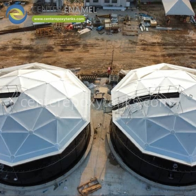 Copertura in cupola di alluminio per serbatoi di stoccaggio industriali: copertura versatile e leggera per materiali industriali