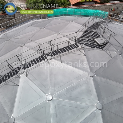 Tetto a cupola in alluminio per serbatoi industriali: Protegge la purezza dell'acqua per i processi industriali