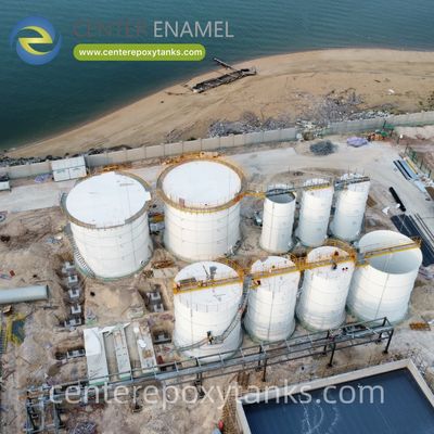 Serbatoio rivestito in FBE per il trattamento delle acque reflue della birreria - Progettato per il contenimento duraturo di effluenti di birrificazione ad alto volume e basso pH.