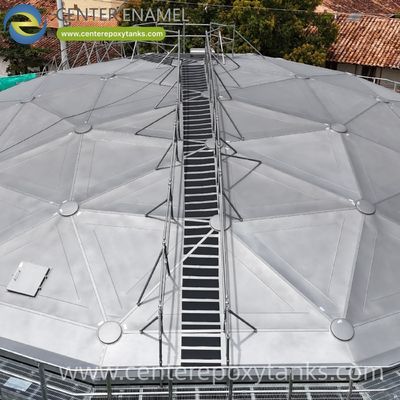 Cupola geodetica in alluminio per serbatoi di stoccaggio del percolato: Offre una copertura sicura e chimicamente resistente, essenziale per la gestione dei liquidi pericolosi delle discariche