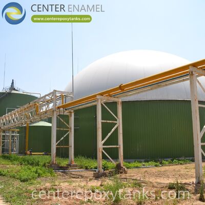 Biogas holder for Biomass and Biogas Project: fornisce un ambiente protetto e stabile per il gas del prodotto finale prima della distribuzione o dell'uso