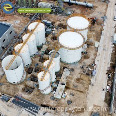 Serbatoi di acciaio a bullone come serbatoi di stoccaggio dell'acqua agricola: serbatoi durevoli per l'irrigazione generale e la gestione dell'acqua agricola.