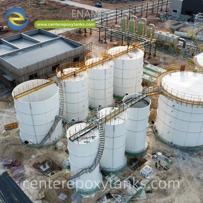 Serbatoi in acciaio imbullonato per rifiuti agricoli: Strutture modulari durevoli progettate per gestire il deflusso e i residui agricoli corrosivi.