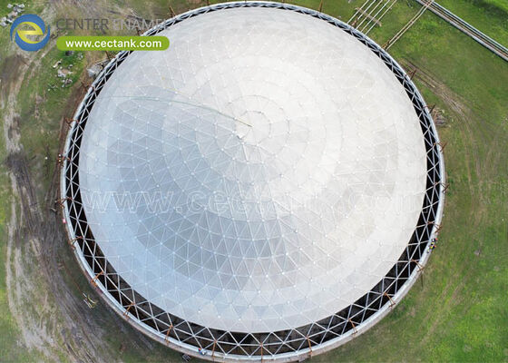Teto in cupola in alluminio resistente con tolleranza al carico del vento a 120 mph e durata di 50+ anni per strutture autosostenenti