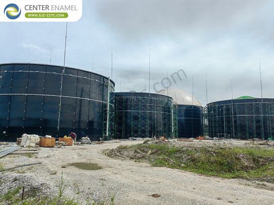 Reliable Biogas Power Plant and GFS Tanks for Solid Waste to Biogas in Thailand