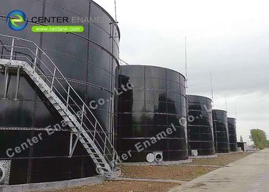 Serbatoio digestore anaerobico di acciaio a bullone per grandi progetti di biogas facile da pulire