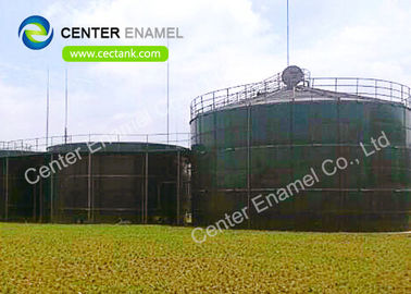 Serbatoi di stoccaggio di acque reflue rivestiti di vetro per impianti di biogas, impianti di trattamento delle acque reflue