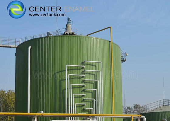 Progetto di stoccaggio dell'acqua per l'agricoltura con serbatoi industriali di liquidi di acciaio rivestiti di vetro