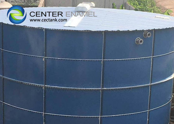 Serbatoi di biogas in acciaio rivestiti di vetro per impianti di trattamento delle acque reflue