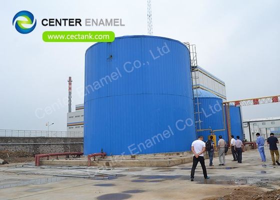 Serbatoio digestore anaerobico di acciaio a bullone per impianti di digestione del biogas