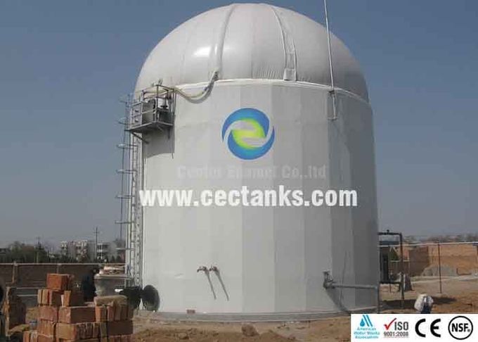 Serbatoio di stoccaggio di biogas in acciaio avvolto con vetro fuso al materiale del serbatoio in acciaio 1