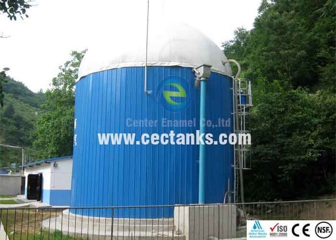 Serbatoio di stoccaggio del biogas a doppia membrana in PVC installato velocemente ISO 9001:2008 1