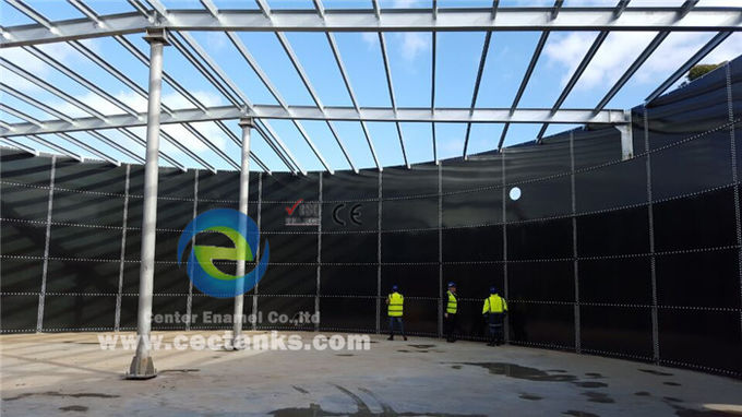 Serbatoi di stoccaggio dell'acqua con rivestimento in vetro di oltre 2000 m3 con tetto a pavimento in alluminio ART 310 1