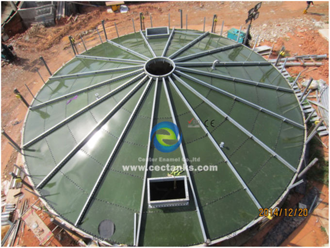 Centrale di smalto di montaggio portatile Biogas Anaerobico Digester Serbatoio per lo smaltimento delle acque reflue ISO 0