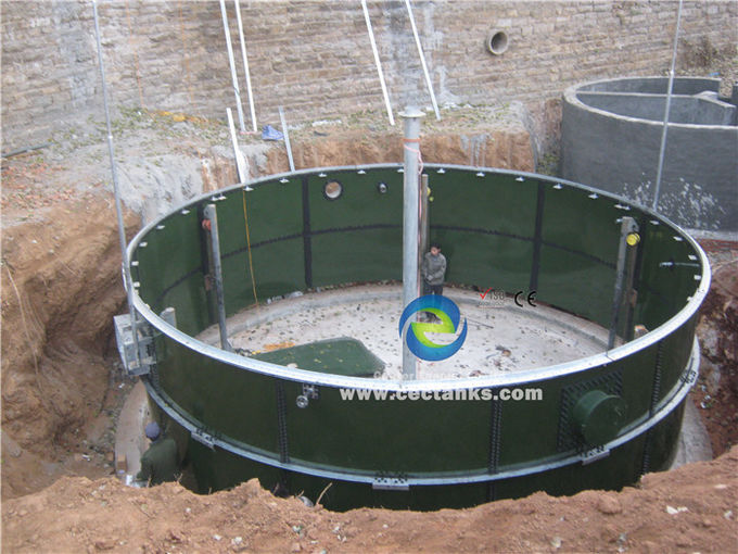 Centrale di smalto di montaggio portatile Biogas Anaerobico Digester Serbatoio per lo smaltimento delle acque reflue ISO 1