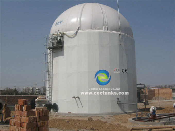 Impianti di trattamento delle acque reflue Trattamento anaerobico dei rifiuti con vetro fuso all'acciaio Serbatoi a bullone con smalto Contenitore di silo 0