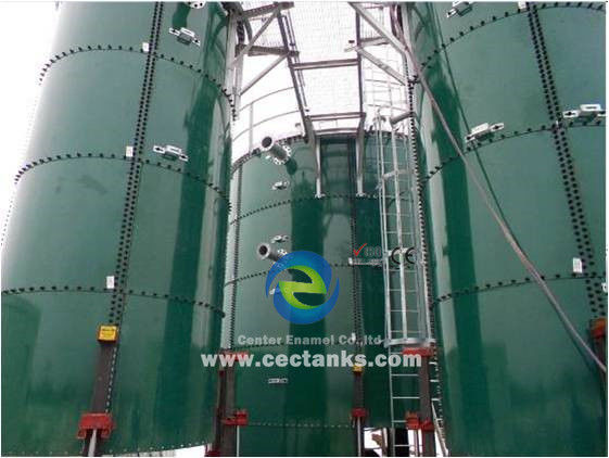 Progetto di stoccaggio dell'approvvigionamento idrico vetro fuso all'acciaio serbatoi dell'acqua silo contenitore conforme a NSF 61/ ANSI 2