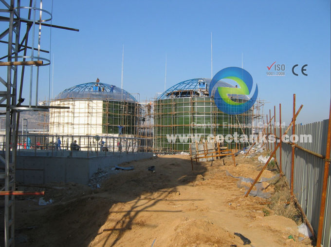 Erettore di serbatoi a bulloni e contenitori di biogas in silos 0